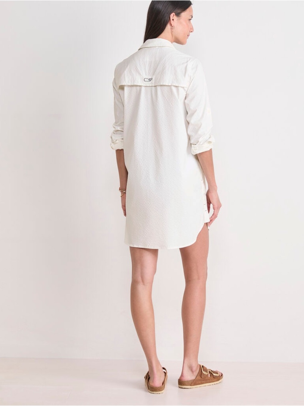 NWT Vineyard Vines Harbor Shirt Cover-Up | White Cap | Size 10 - Picture 6 of 6
